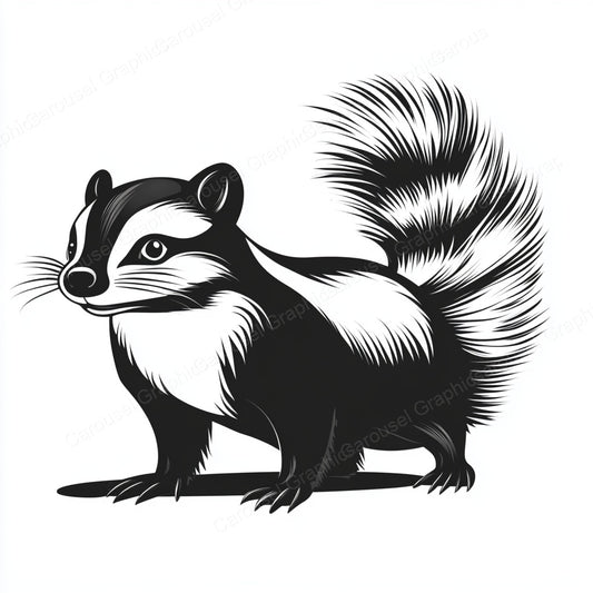 Skunk Vector Graphic preview