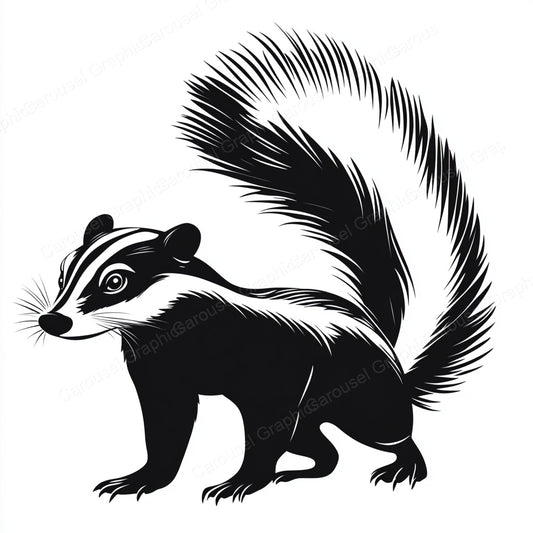 Skunk Vector Graphic preview