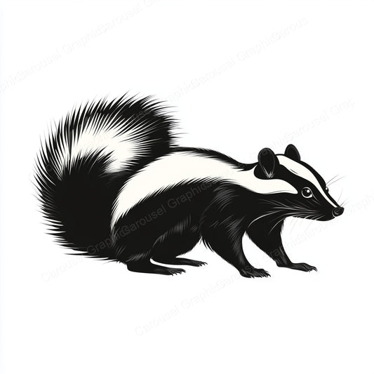Skunk Vector Graphic preview