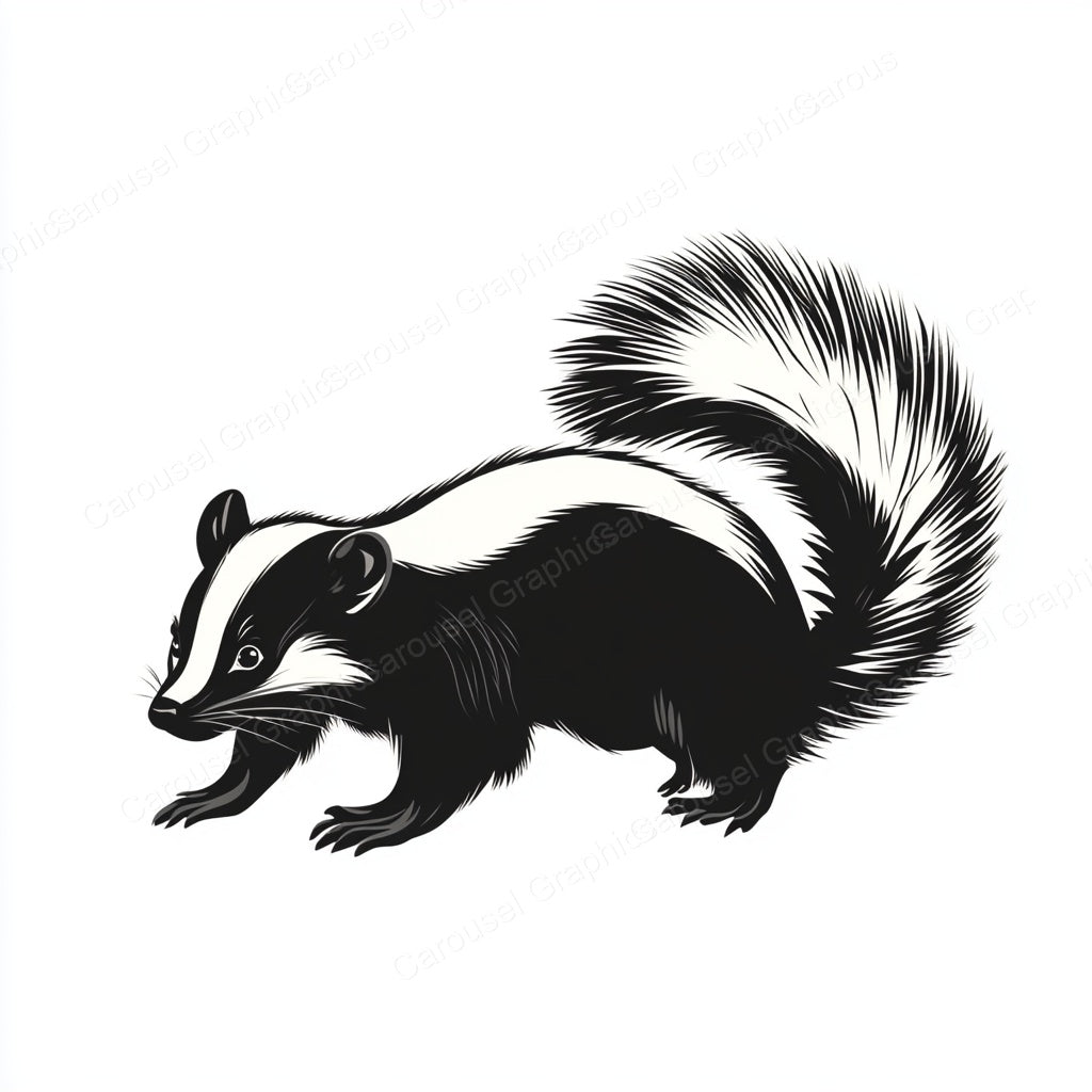 Skunk Vector Graphic preview