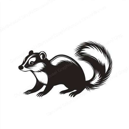 Skunk Vector Graphic preview