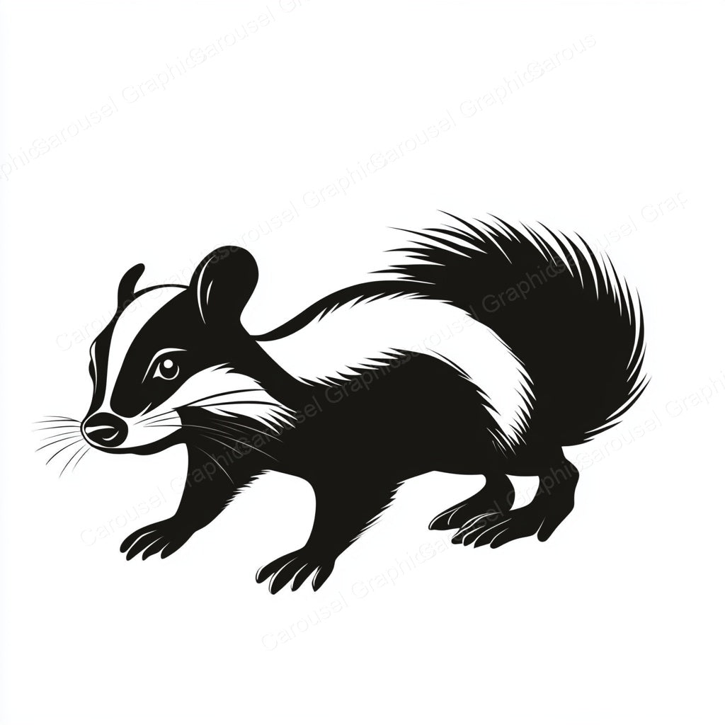 Skunk Vector Graphic preview