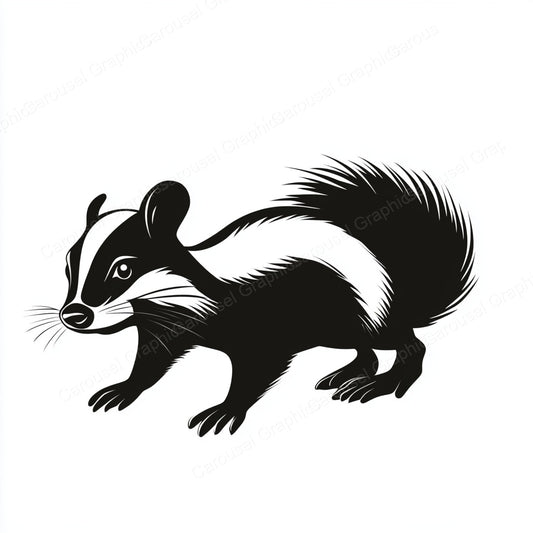 Skunk Vector Graphic preview