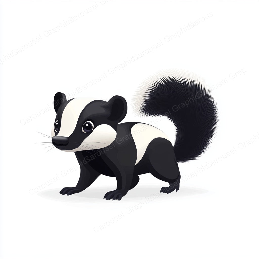 Skunk Vector Graphic preview