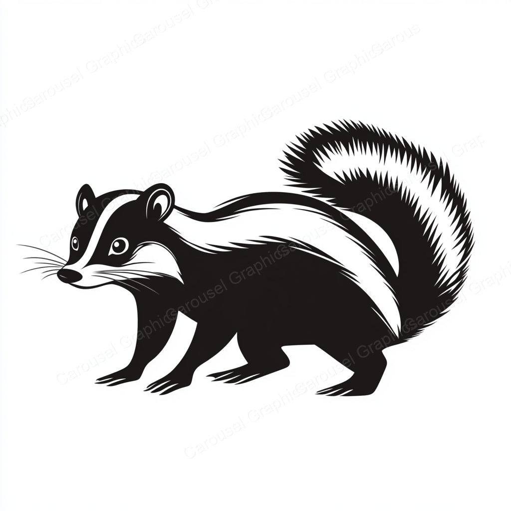 Skunk Vector Graphic preview