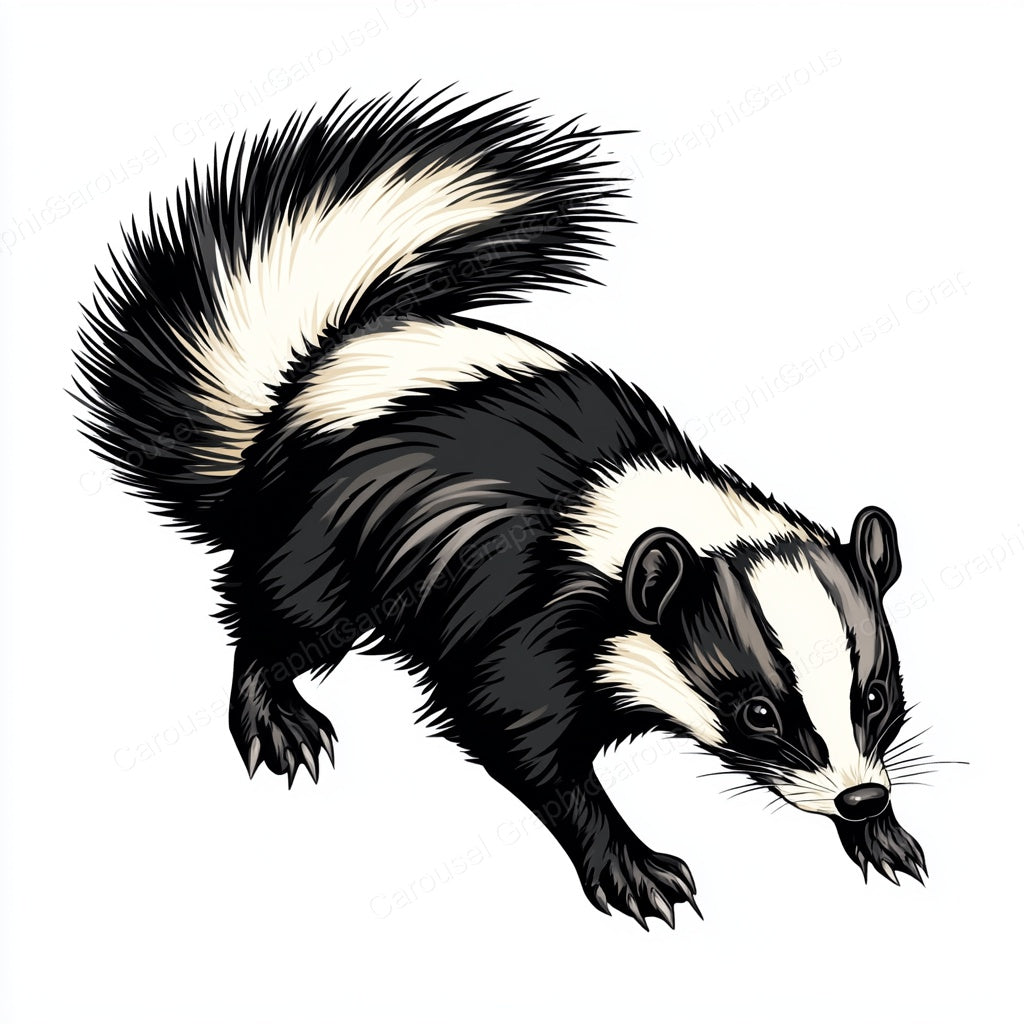 Skunk Vector Graphic preview