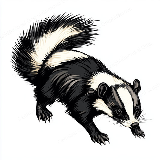 Skunk Vector Graphic preview