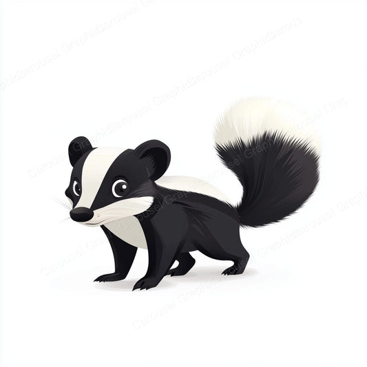 Skunk Vector Graphic preview