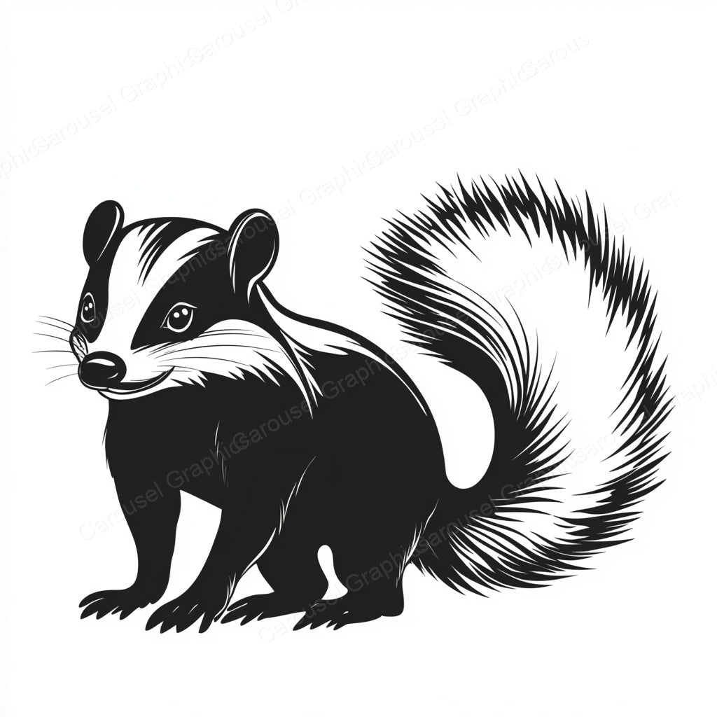 Skunk Vector Graphic preview
