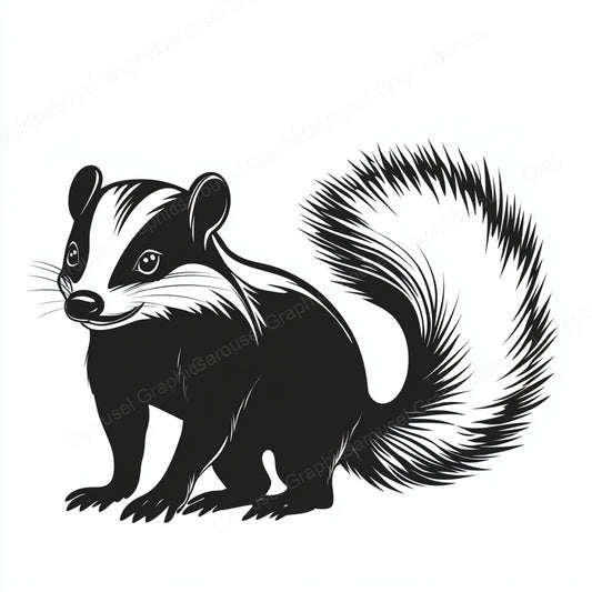 Skunk Vector Graphic preview