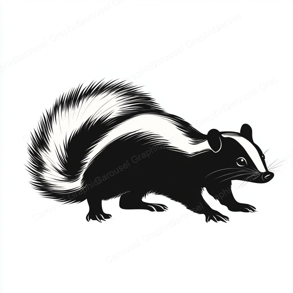 Skunk Vector Graphic preview