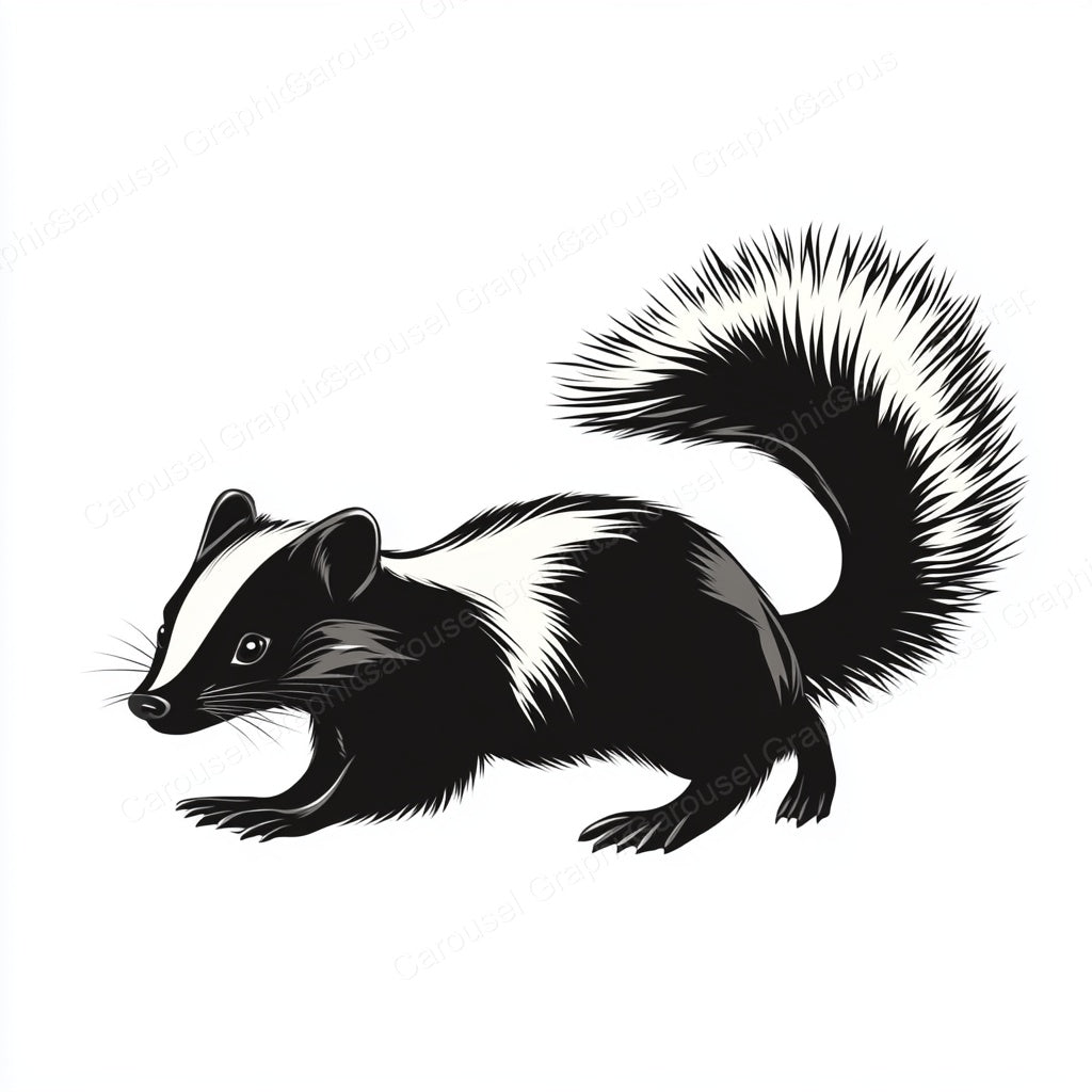Skunk Vector Graphic preview