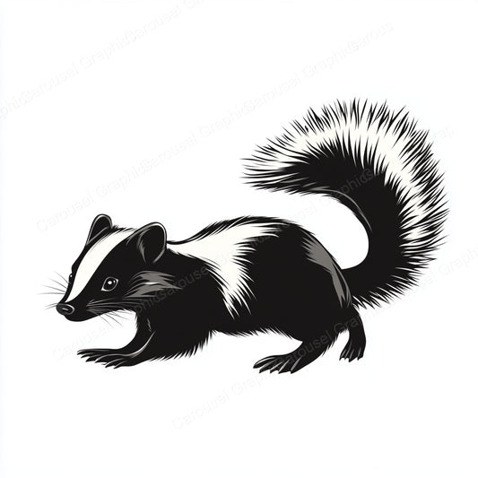 Skunk Vector Graphic preview