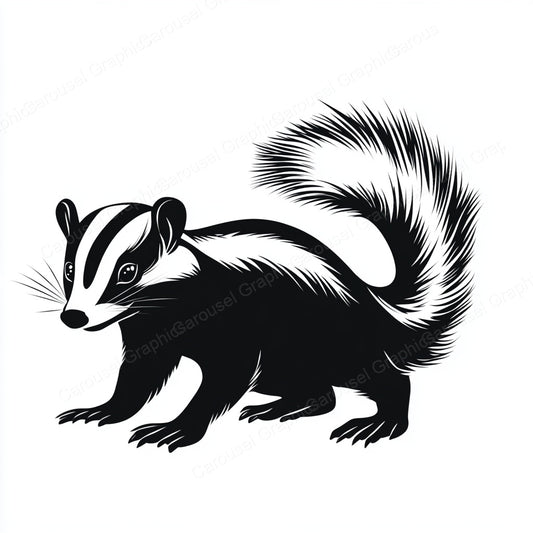 Skunk Vector Graphic preview