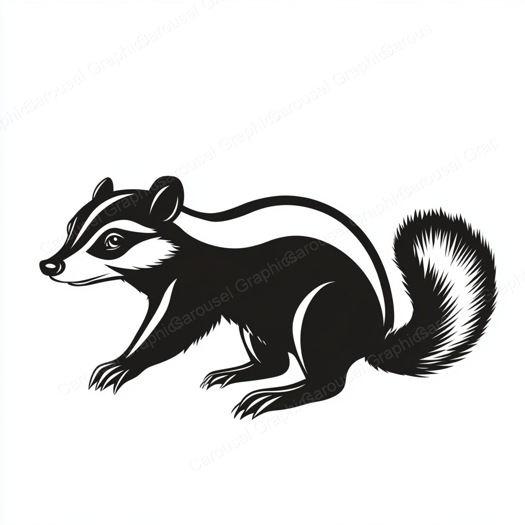 Skunk Vector Graphic preview
