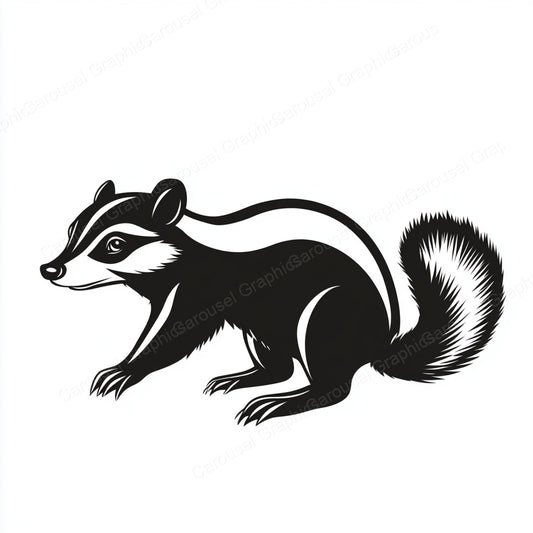 Skunk Vector Graphic preview