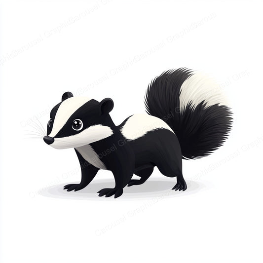 Skunk Vector Graphic preview