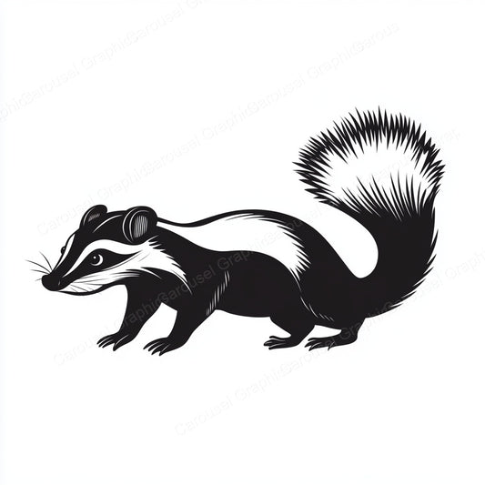 Skunk Vector Graphic preview