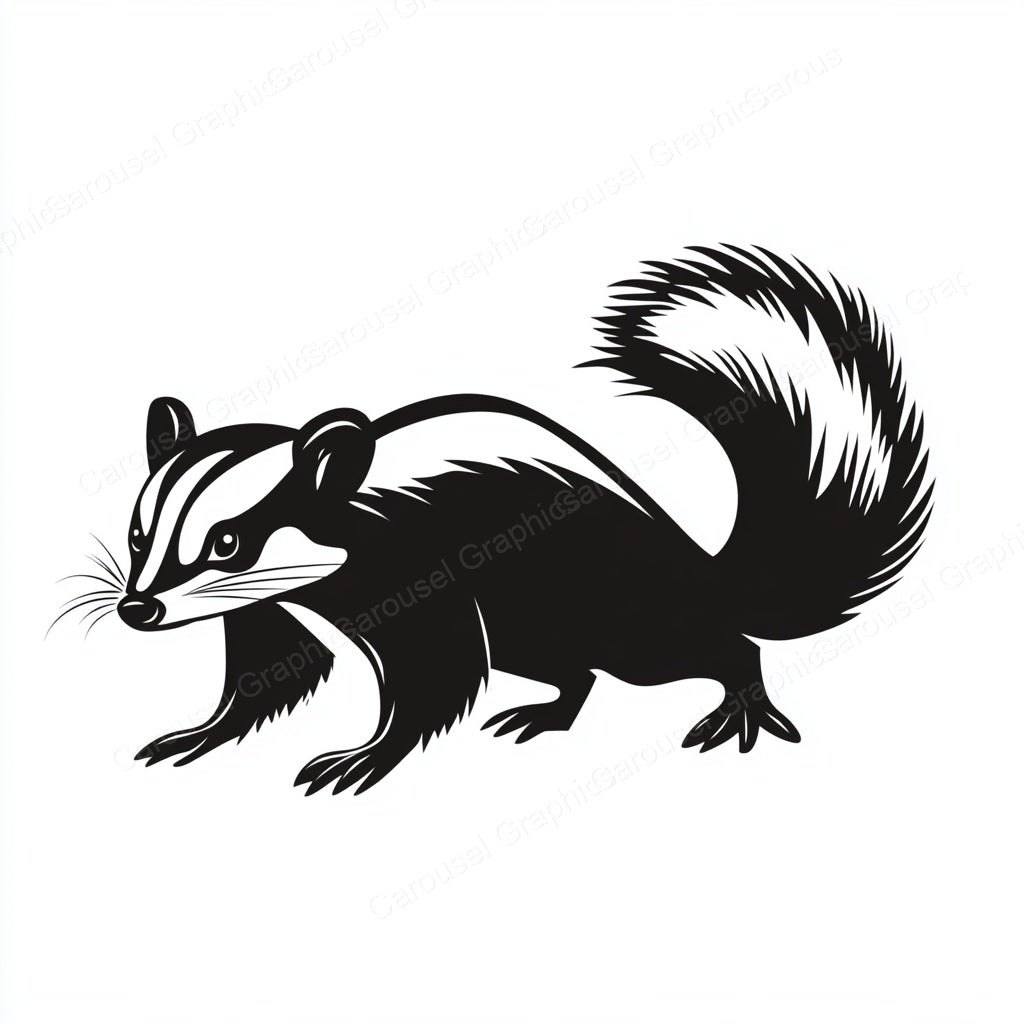 Skunk Vector Graphic preview