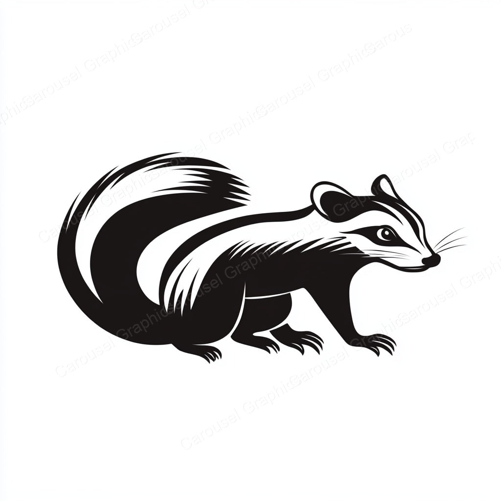 Skunk Vector Graphic preview
