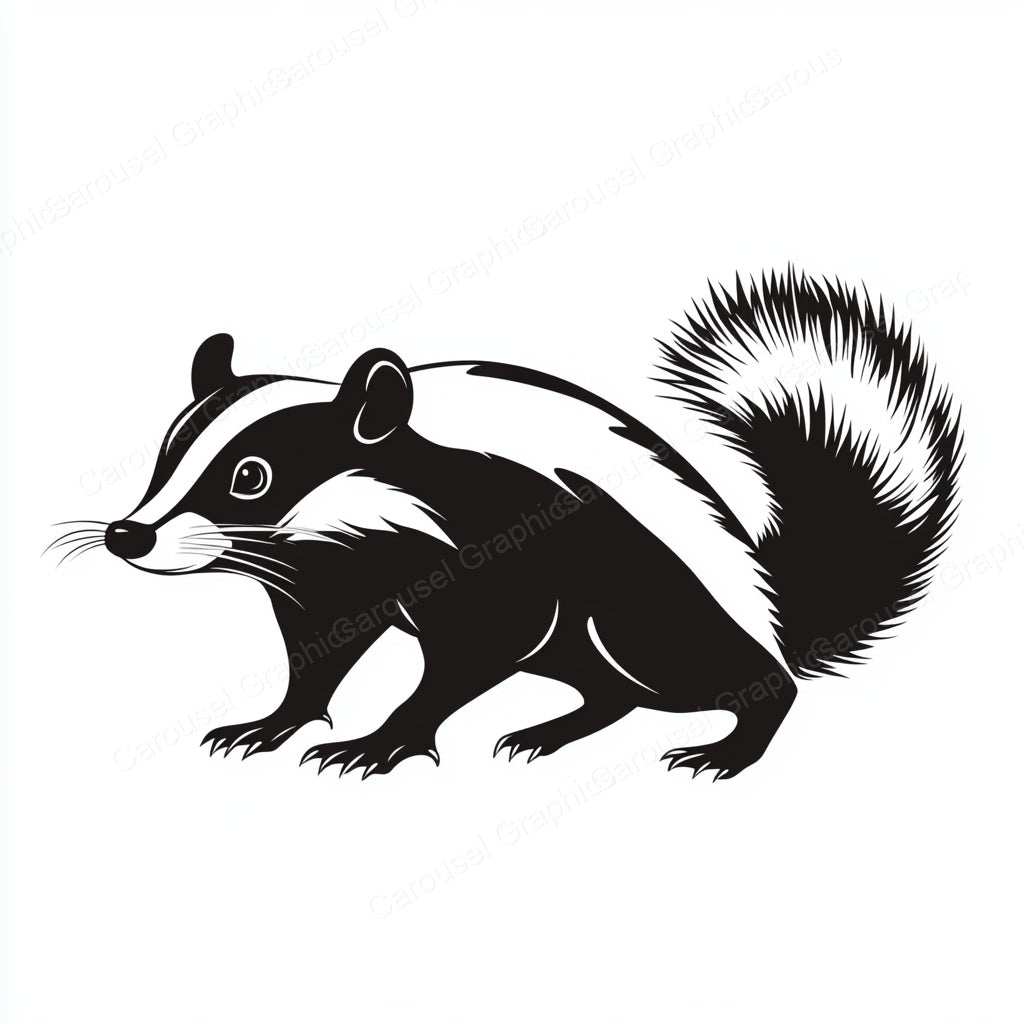 Skunk Vector Graphic preview