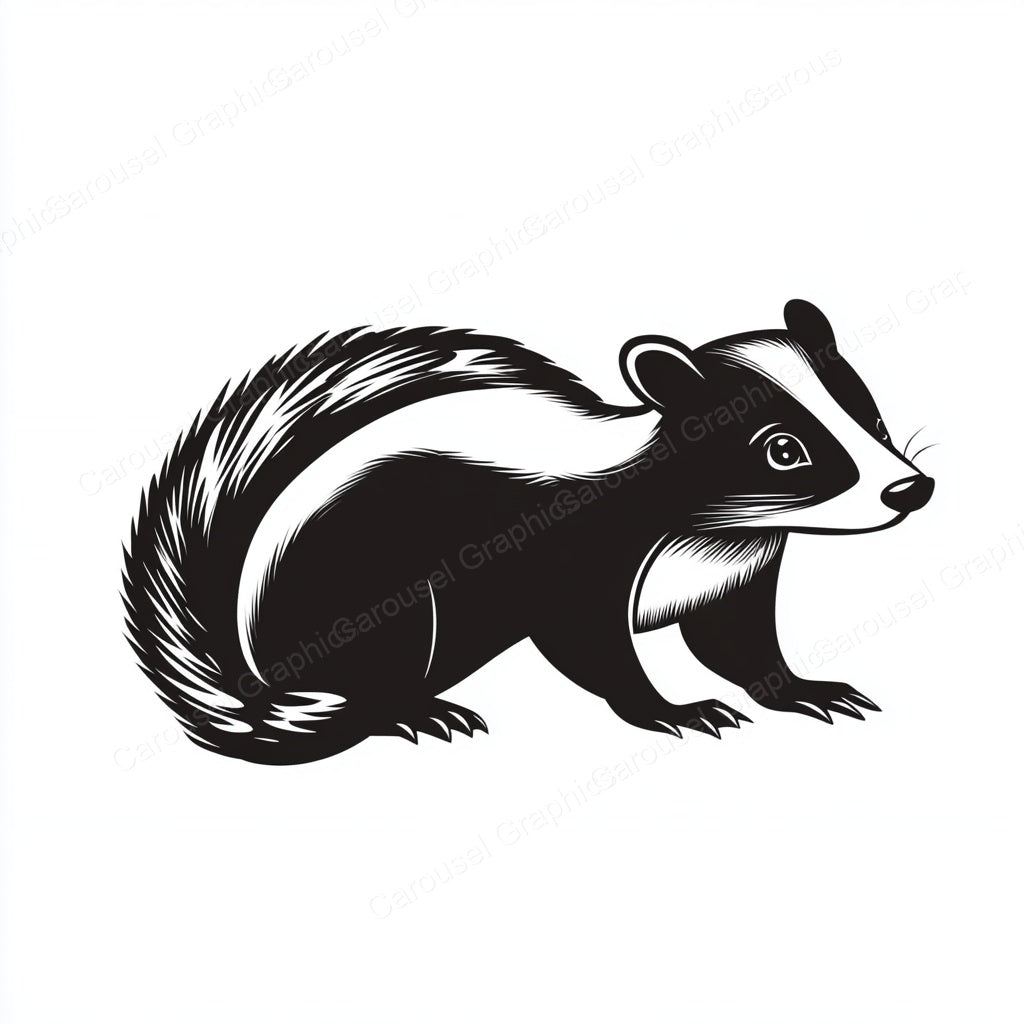 Skunk Vector Graphic preview