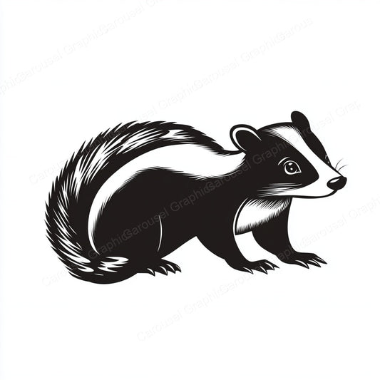 Skunk Vector Graphic preview
