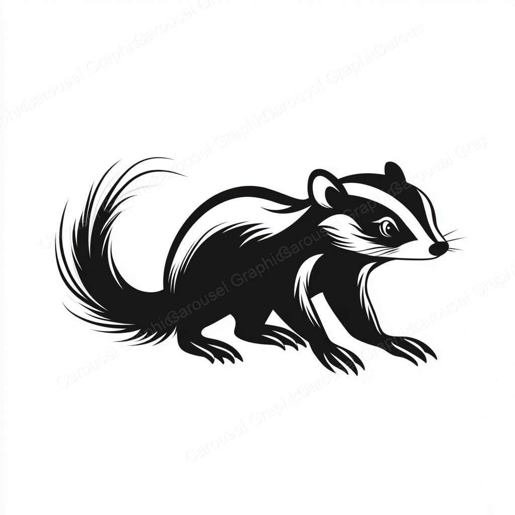 Skunk Vector Graphic preview
