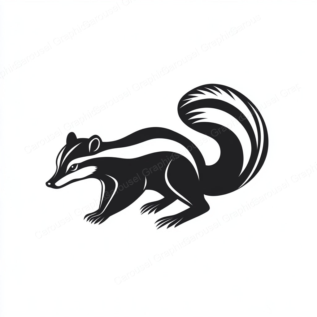 Skunk Vector Graphic preview