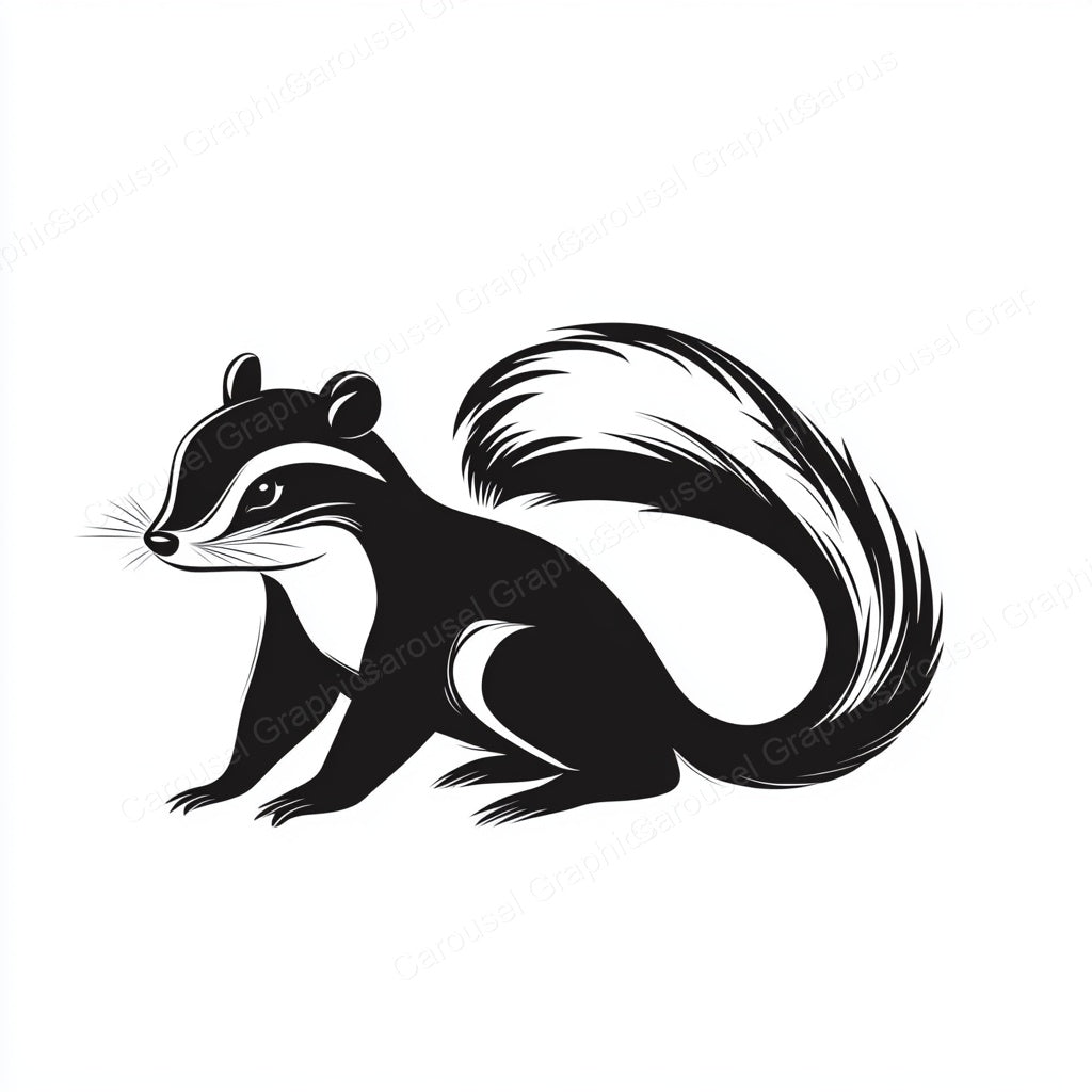 Skunk Vector Graphic preview