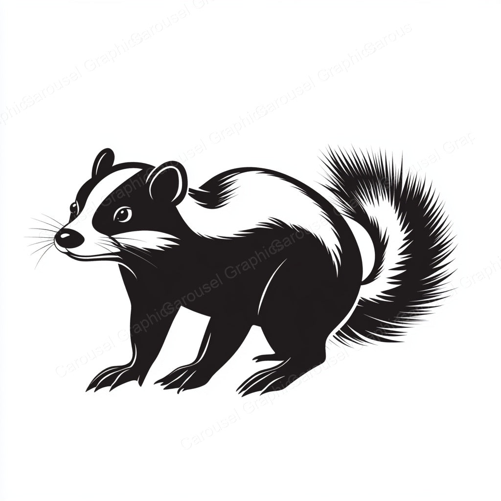 Skunk Vector Graphic preview