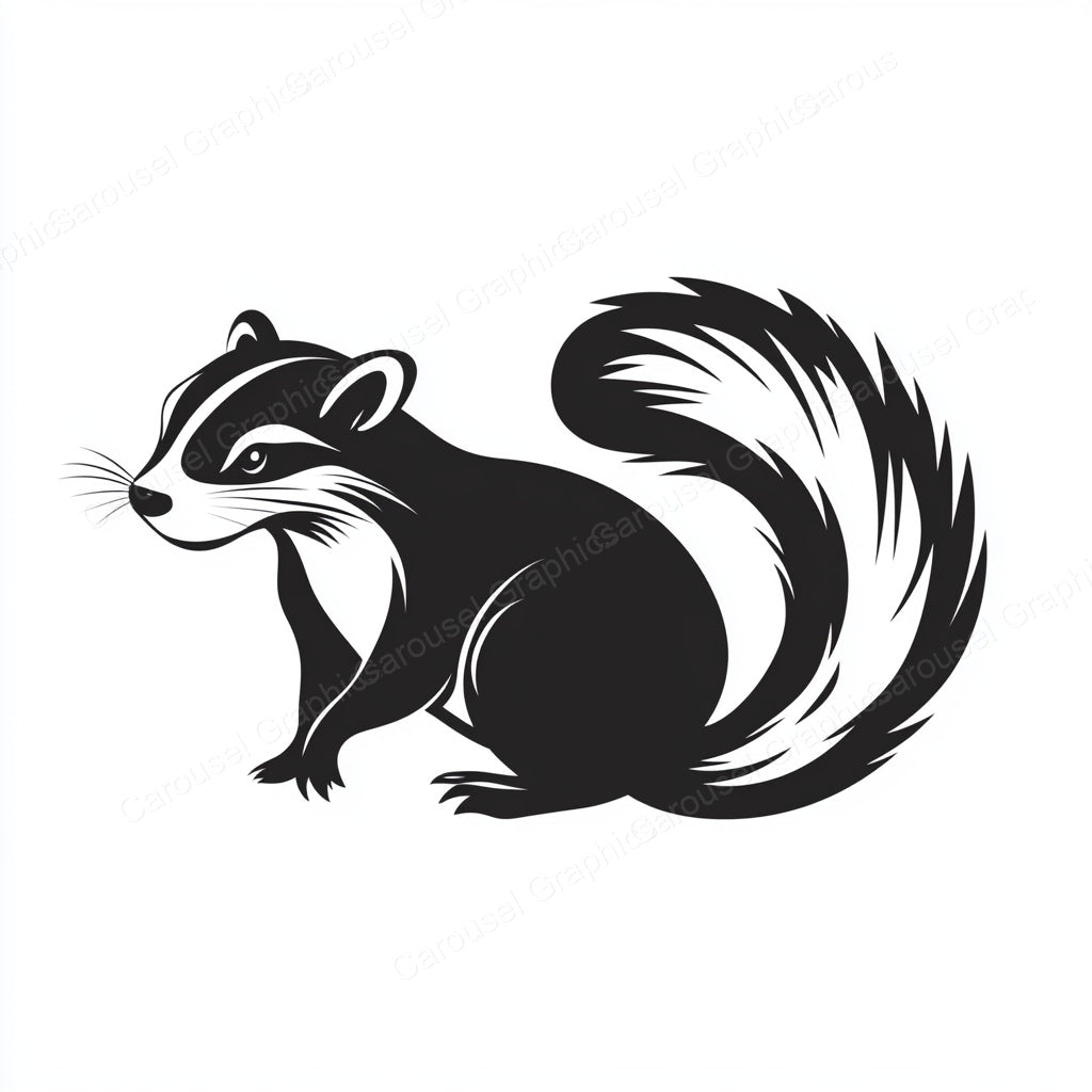 Skunk Vector Graphic preview