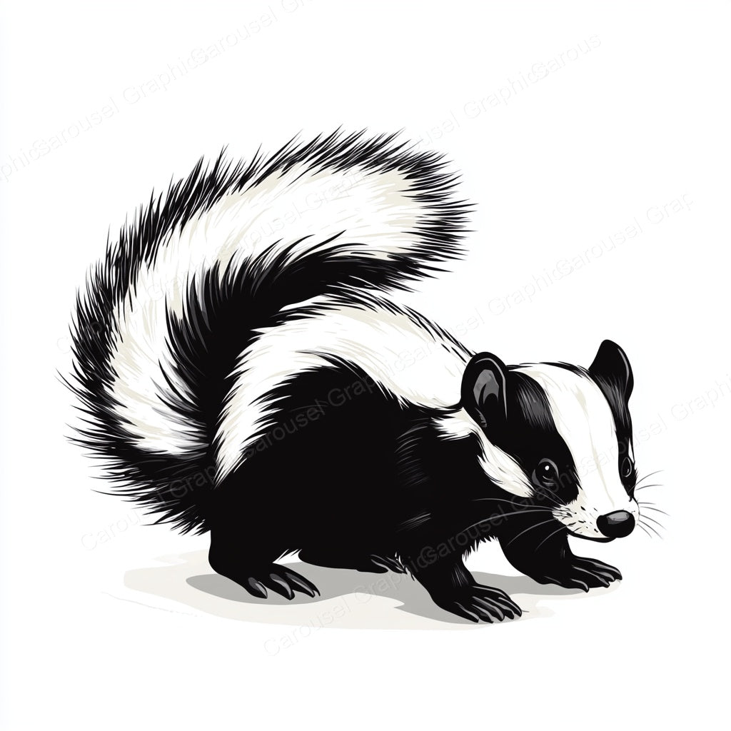 Skunk Vector Graphic preview