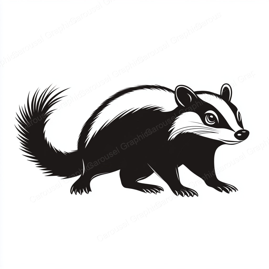 Skunk Vector Graphic preview