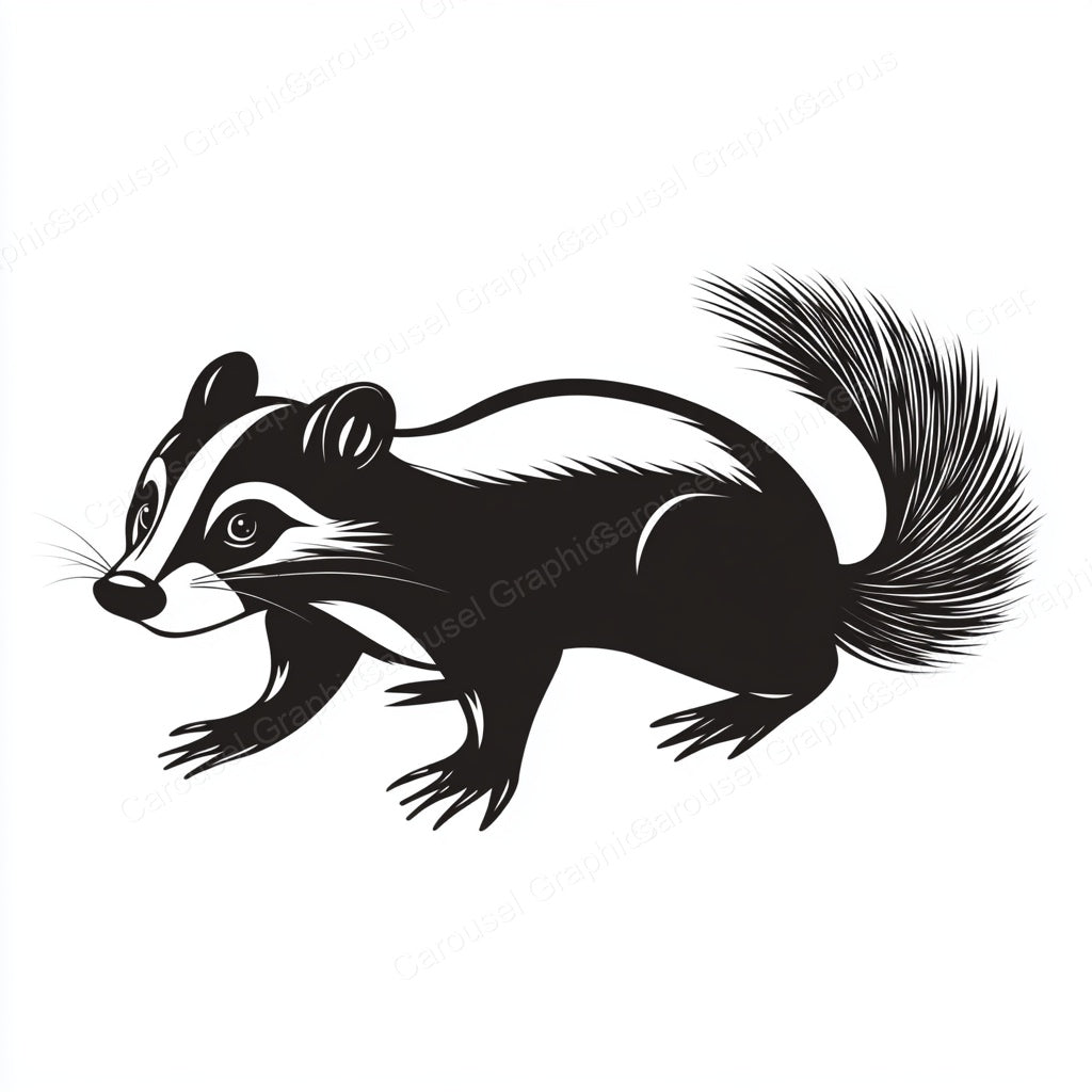 Skunk Vector Graphic preview