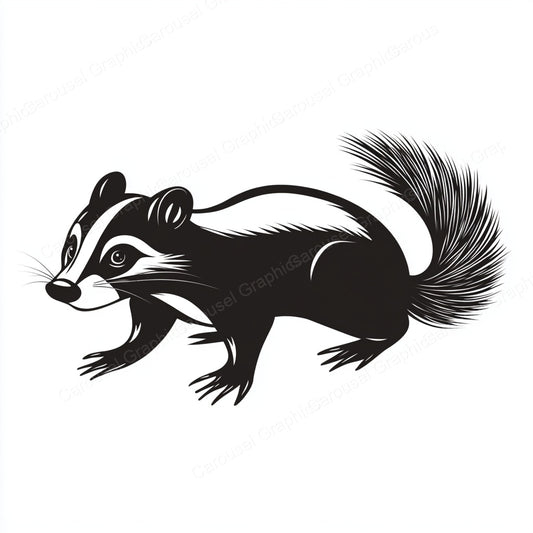 Skunk Vector Graphic preview