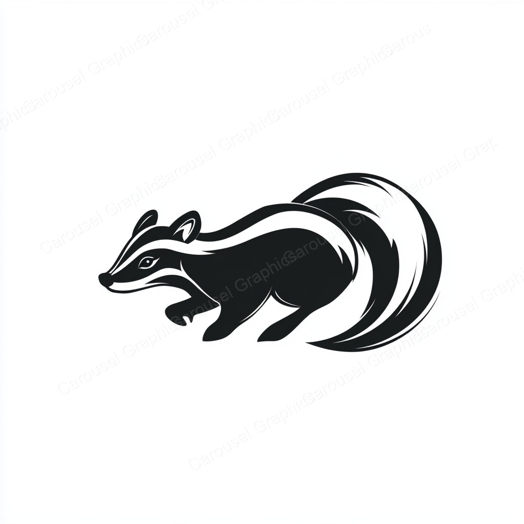 Skunk Vector Graphic preview
