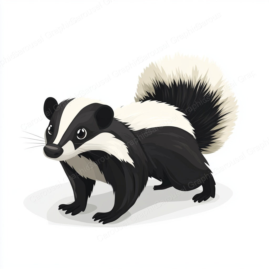 Skunk Vector Graphic preview
