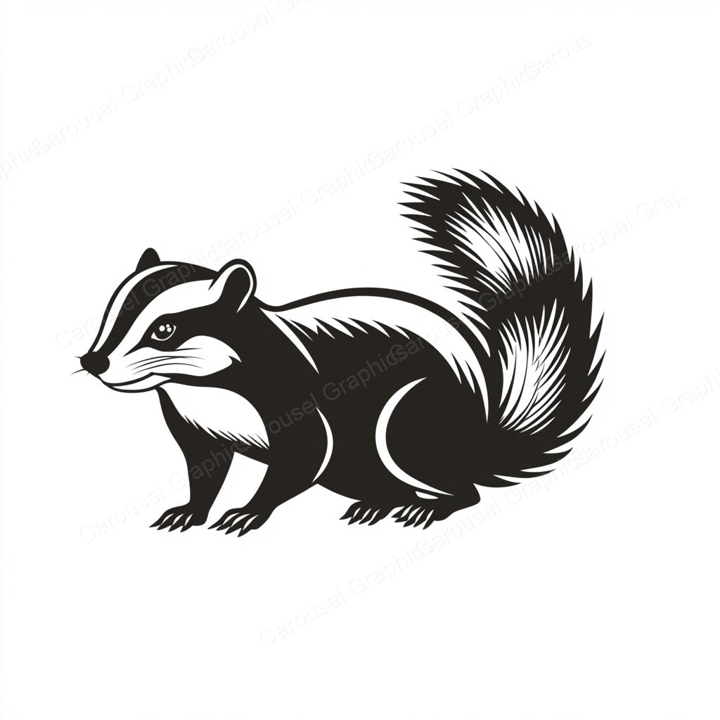 Skunk Vector Graphic preview