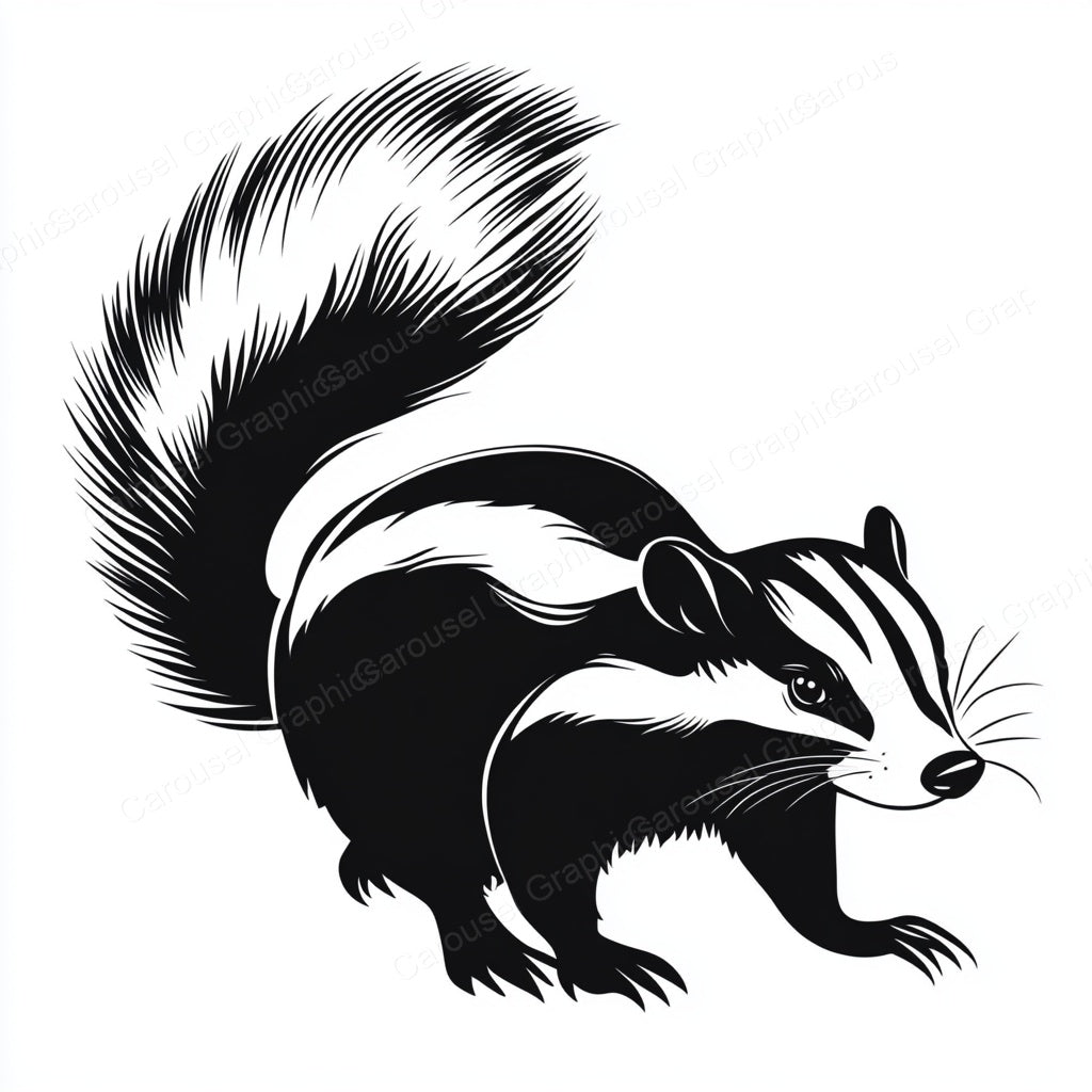 Skunk Vector Graphic preview
