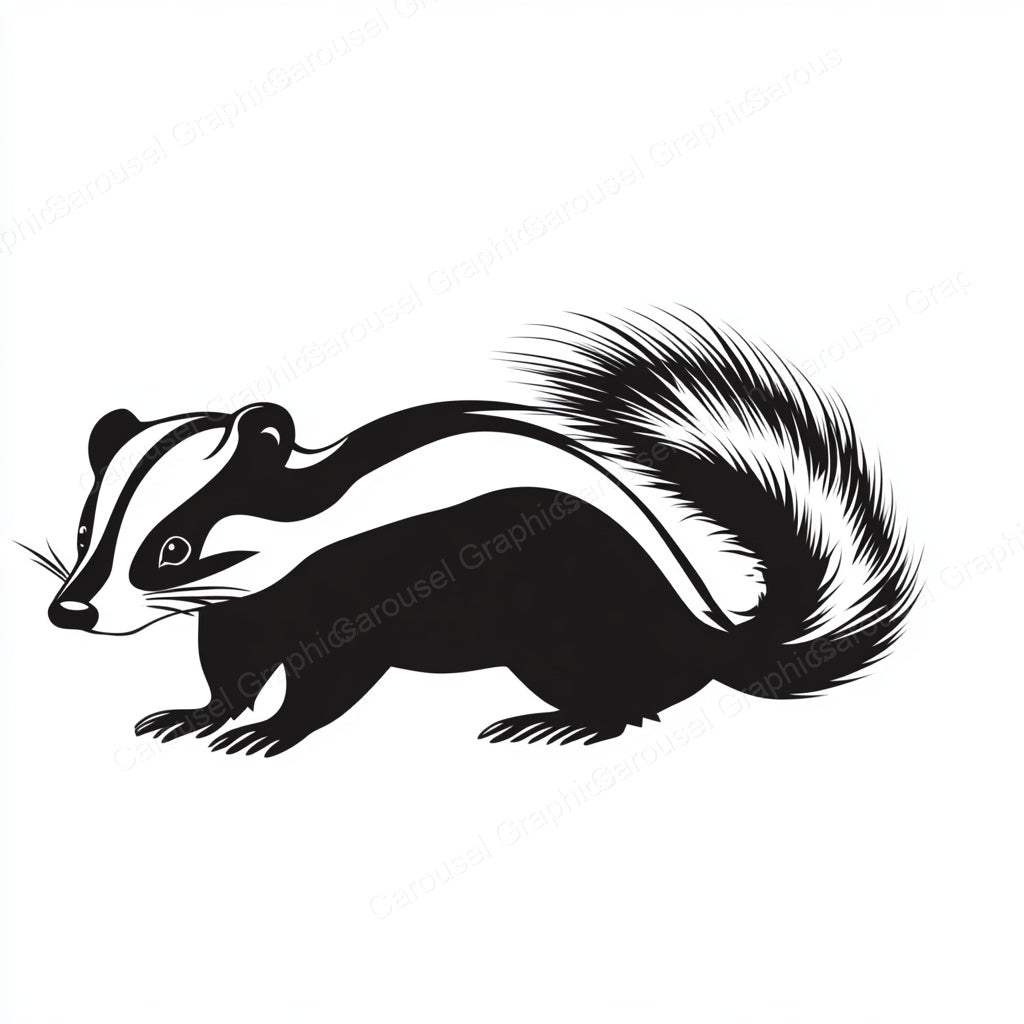Skunk Vector Graphic preview