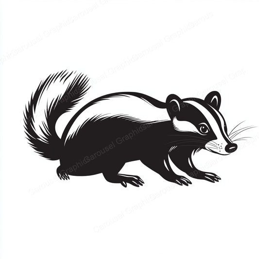 Skunk Vector Graphic preview