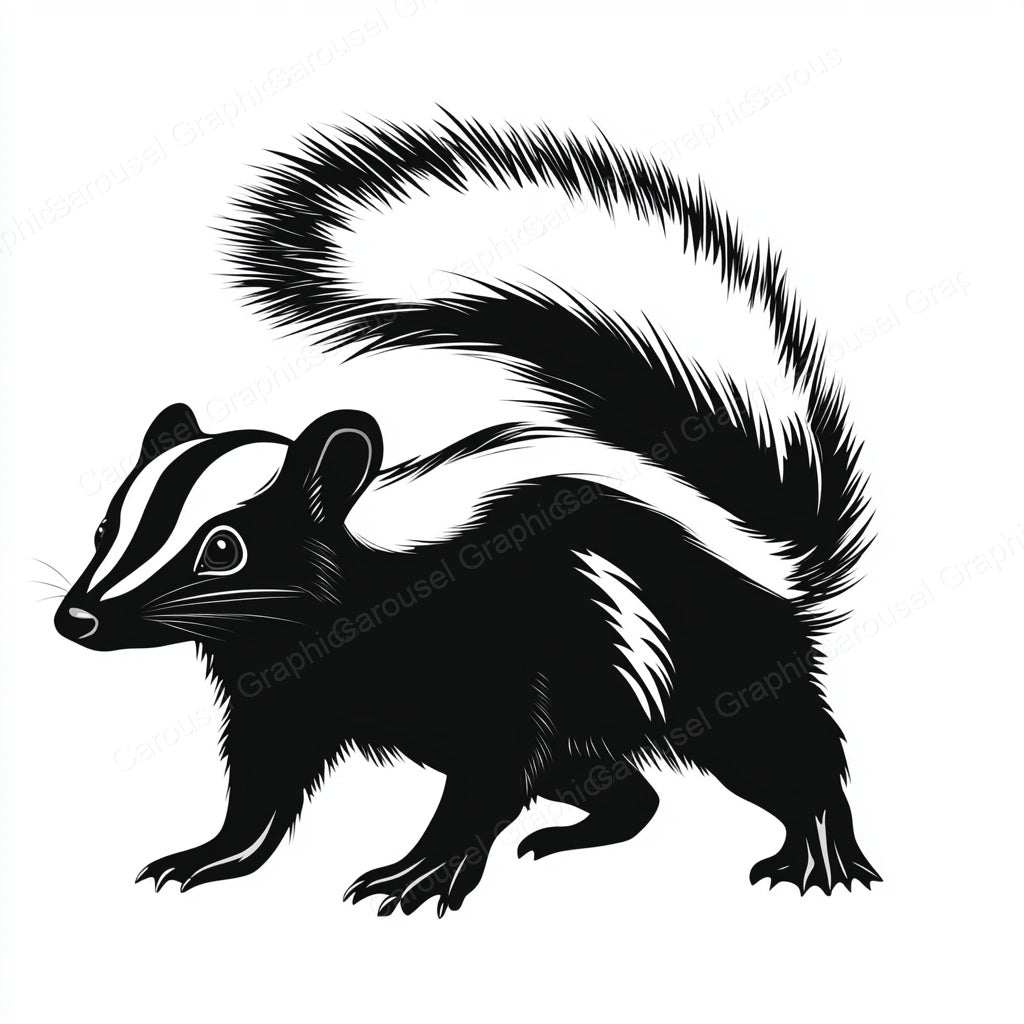 Skunk Vector Graphic preview