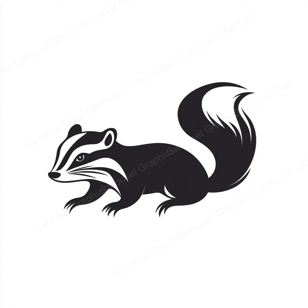 Skunk Vector Graphic preview