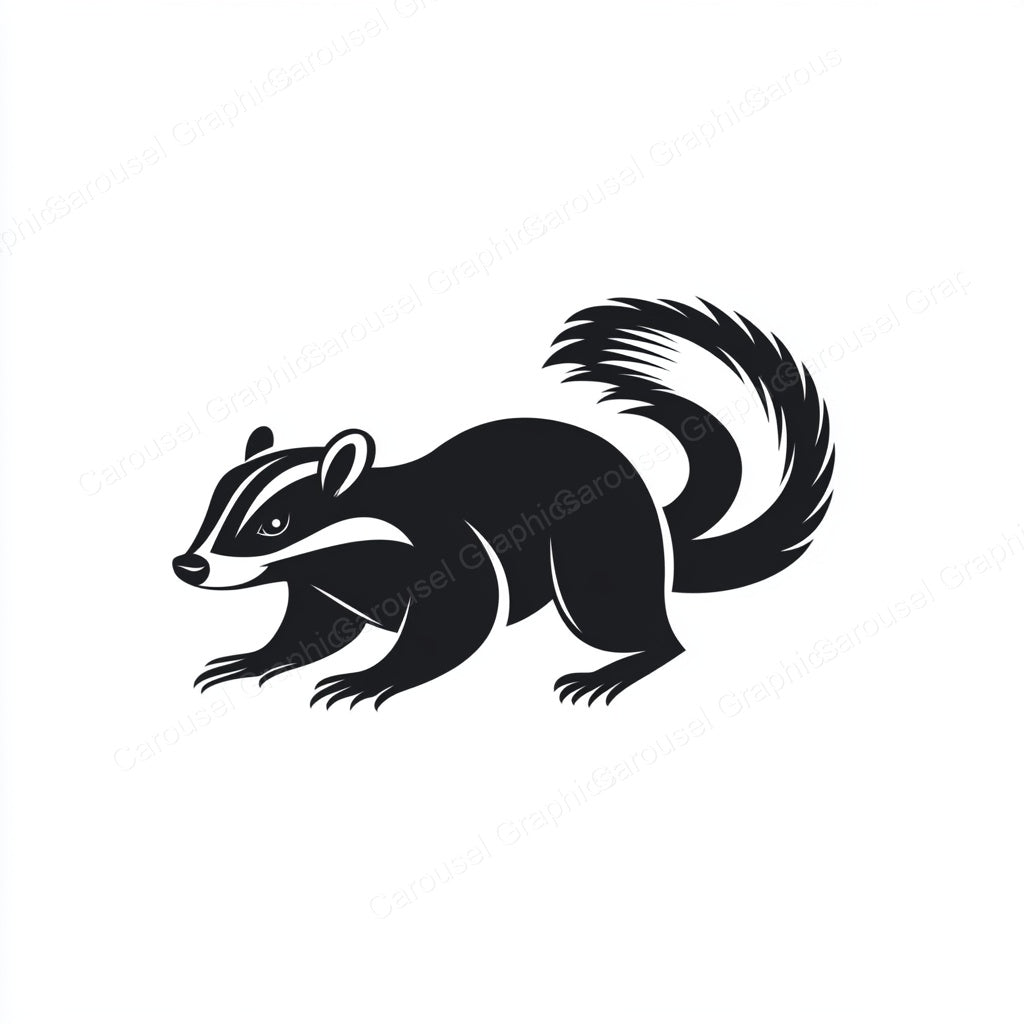 Skunk Vector Graphic preview