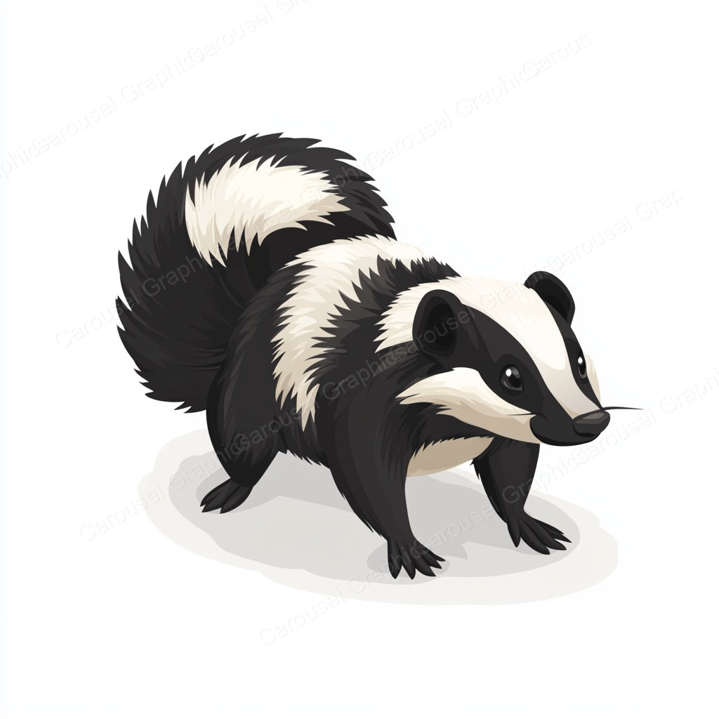 Skunk Vector Graphic preview