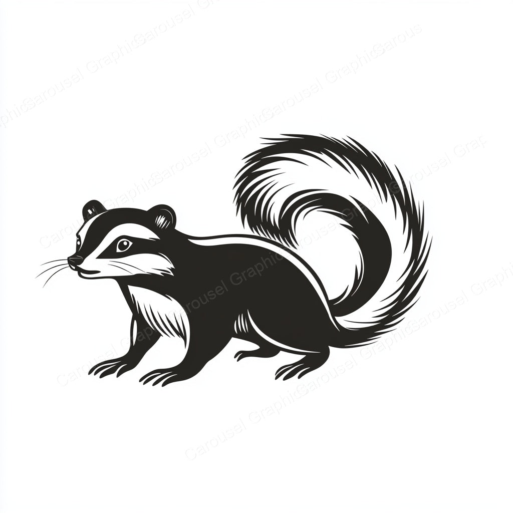 Skunk Vector Graphic preview