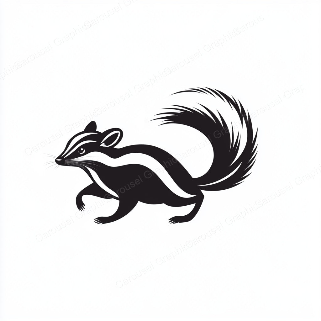 Skunk Vector Graphic preview