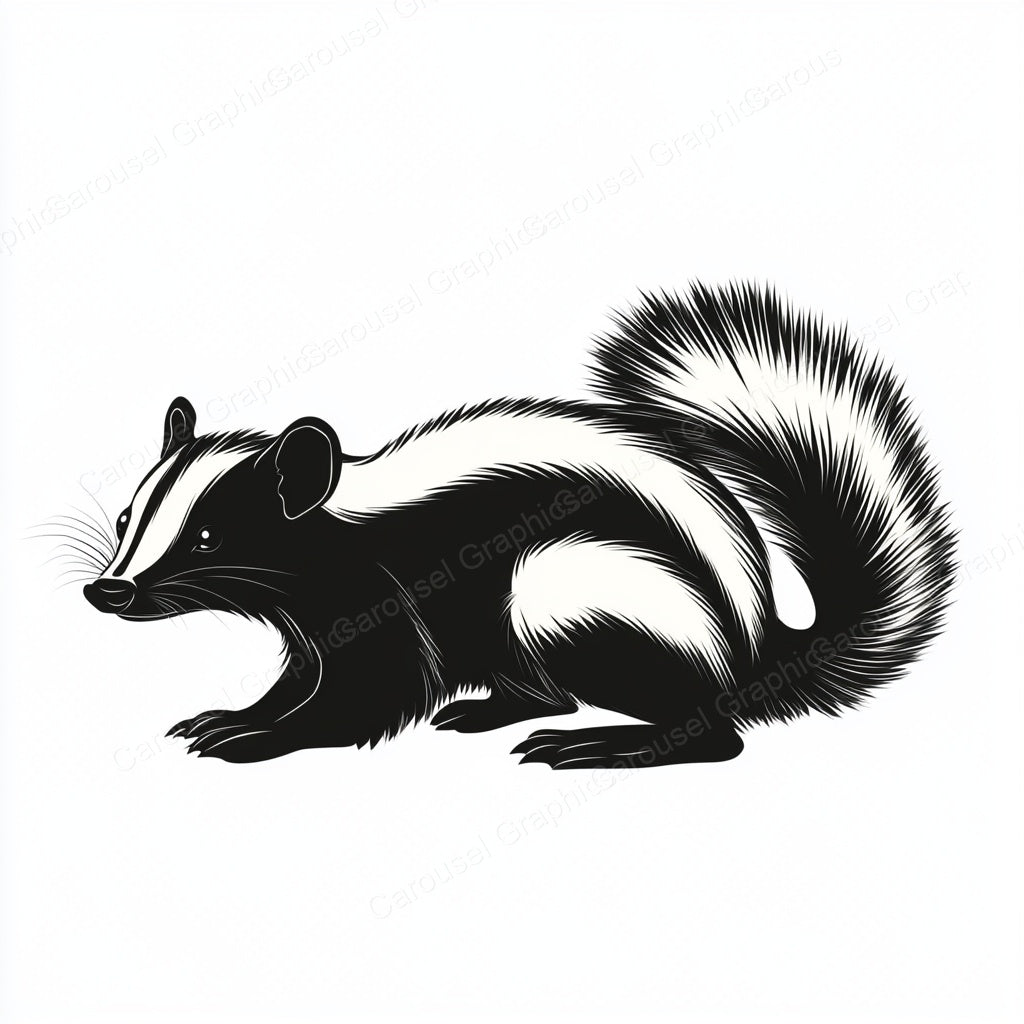 Skunk Vector Graphic preview