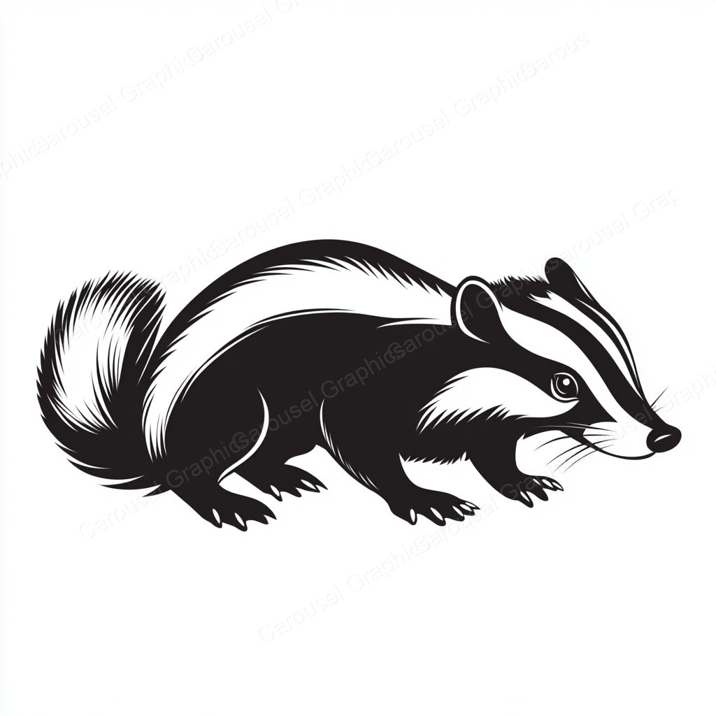 Skunk Vector Graphic preview